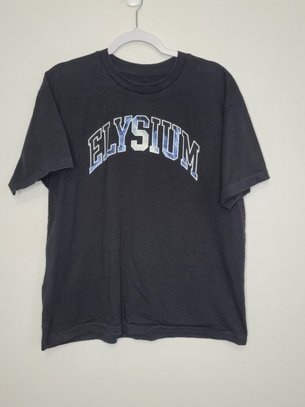 Elysium Shirt Mens Large Black Athletic Gym Pump Cover Lion shirt size large